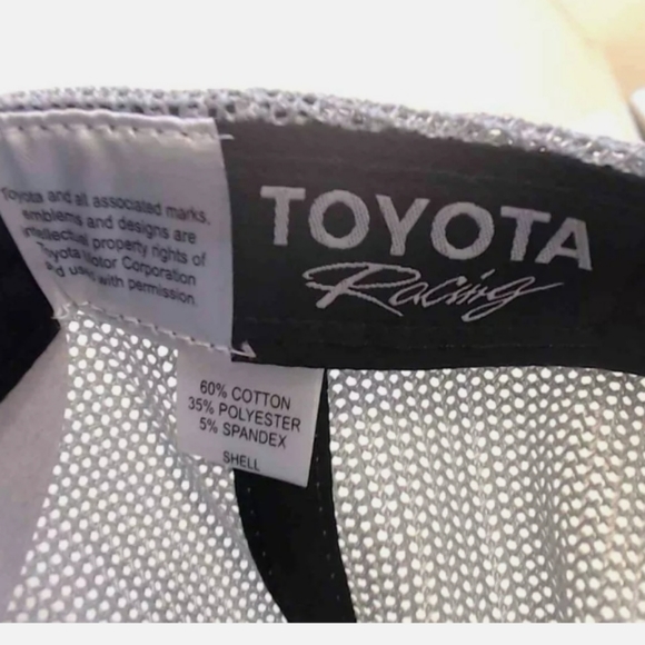 Toyota Racing hat baseball cap NASCAR Black/Gray - Picture 3 of 7